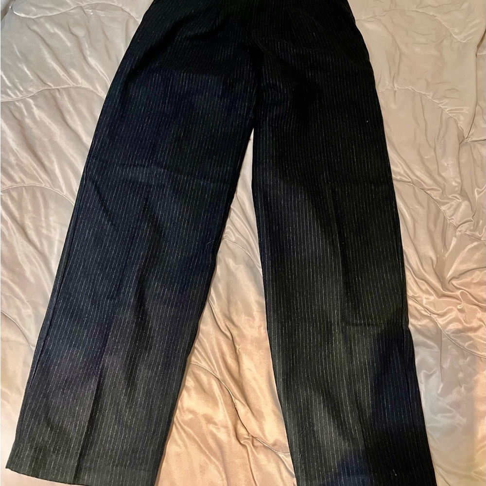Free People Dark Pinstripe pants